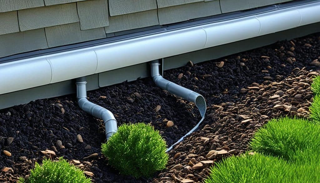 Eavestrough extensions - Downspout Drainage Roswell GA
