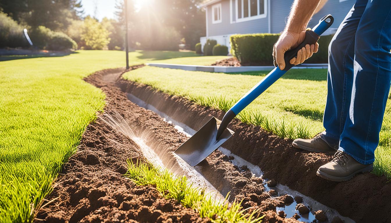 French Drain Installation - French Drain Peachtree Corners GA - French Drain Ball Ground GA