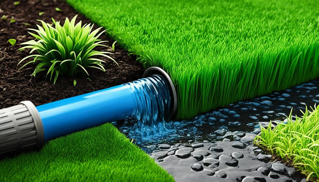 Lawn French Drain Image - French Drain Marietta GA