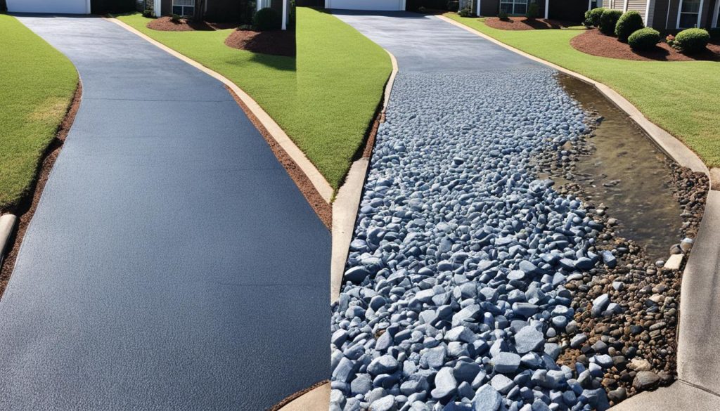 Water Pooling Along Your Sidewalk & Driveway - Catch Basin Georgia