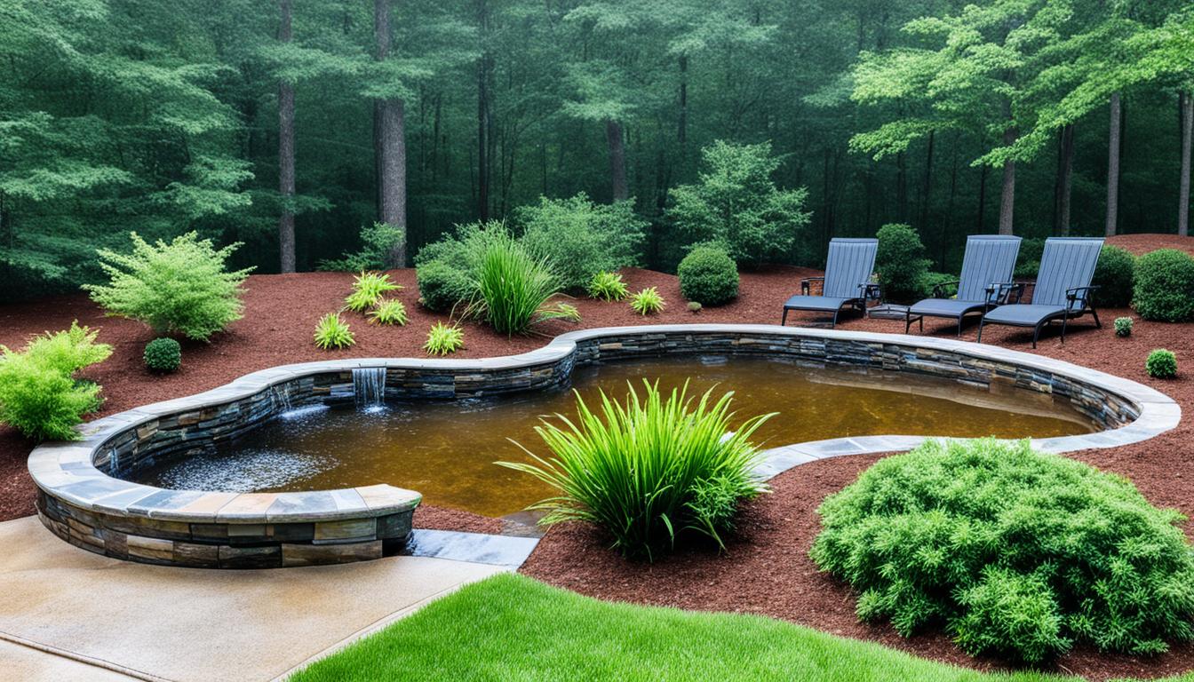 Water Pooling in Yard Acworth GA