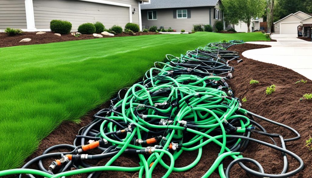 yard drainage installation - Downspout Drainage Duluth GA