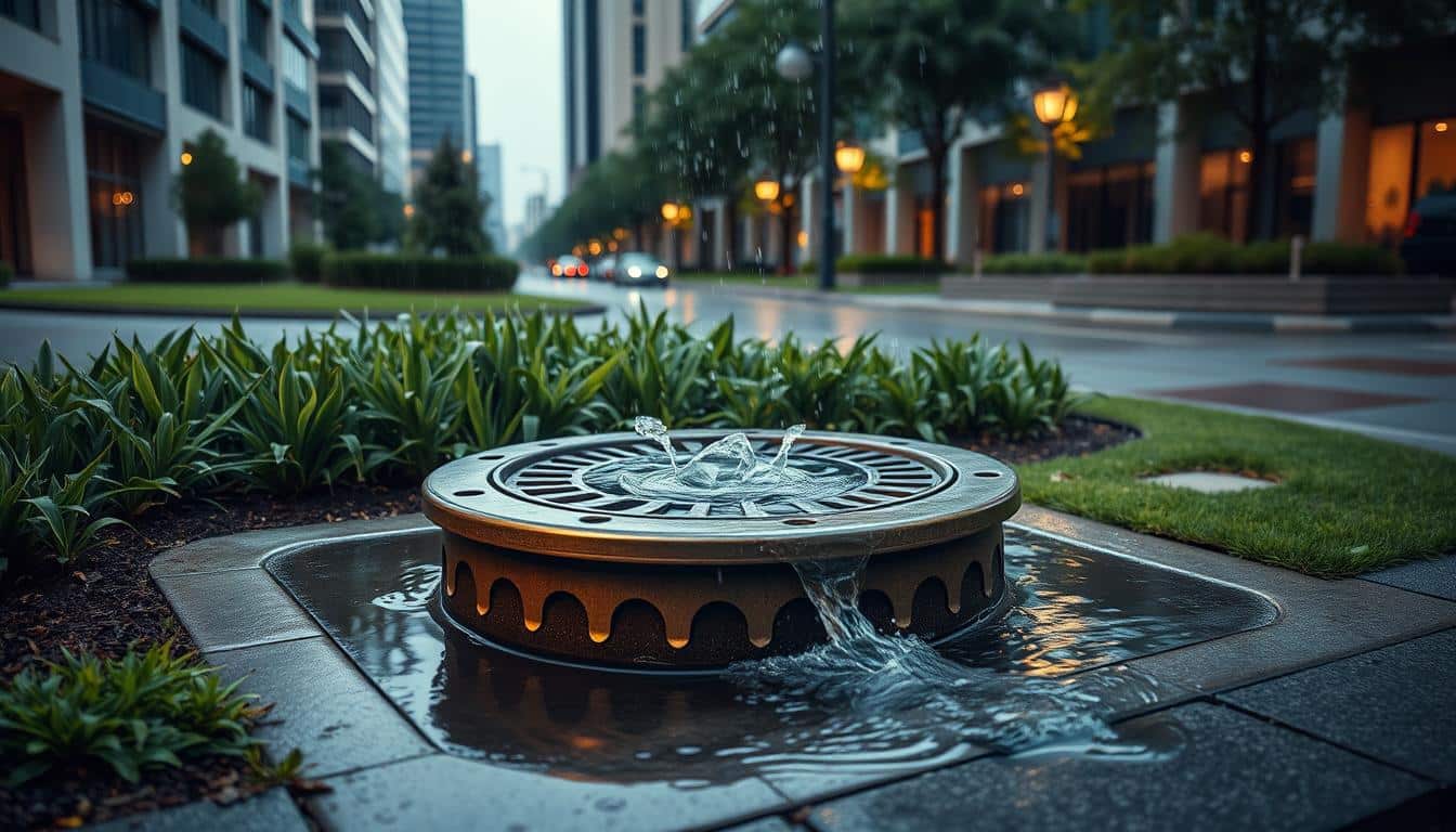 What is a catch basin used for?