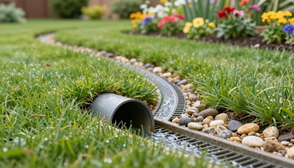 pipe for yard drainage - how to improve yard drainage